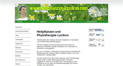 Desktop Screenshot of heilpflanzen-lexikon.com
